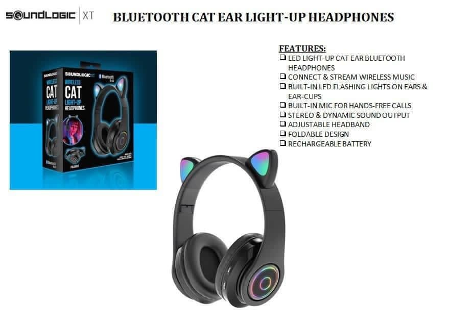 Soundlogic xt 2025 cat headphones